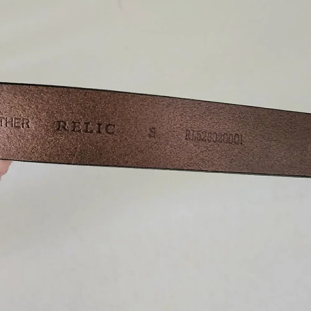 Relic women's size small genuine leather belt new with tags